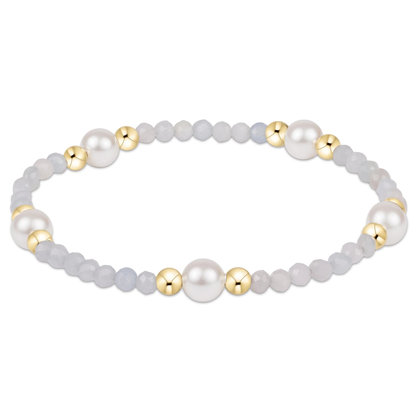 Purpose Pearl 6mm Gemstone Bracelet | Aquamarine