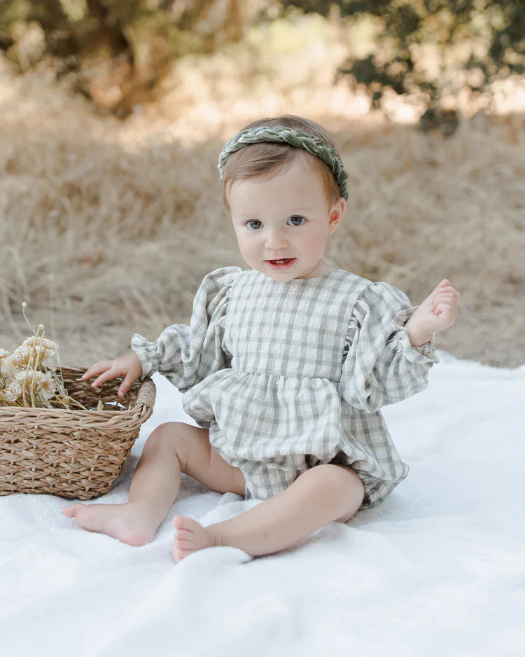 Luna Romper | Autumn Plaid
