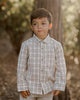 Collared Shirt | Pewter Plaid