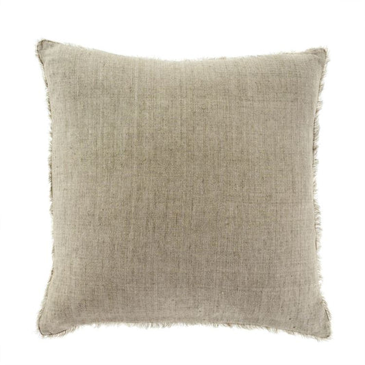 Lina Linen Pillow, 24x24- Sand