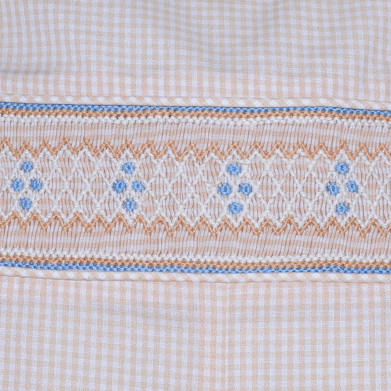 Juliette Khaki Dress | Blue Smocking