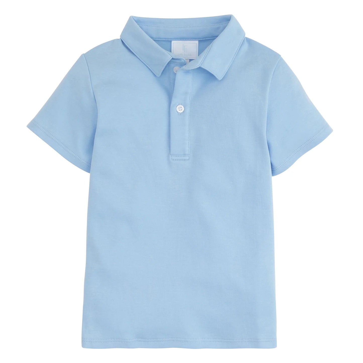 Short Sleeve Polo | Light Blue