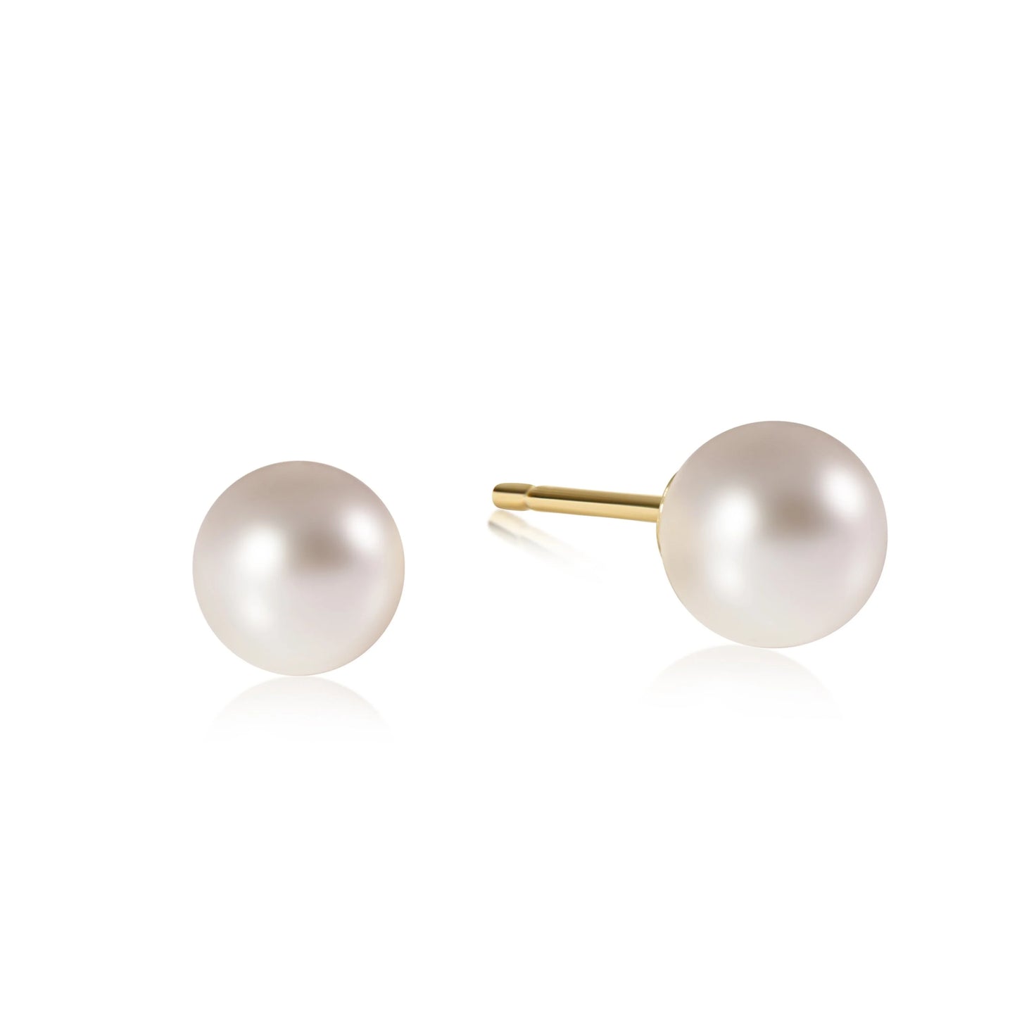 classic 8mm ball stud | pearl