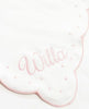 Scalloped Receiving Blanket | Pink