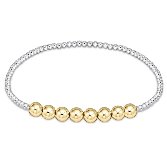 enewton extends | classic beaded bliss 2.5mm bead bracelet | 5mm | mixed metal