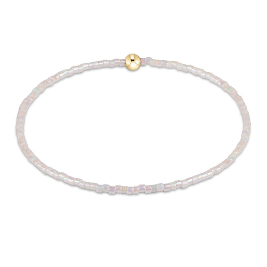 egirl hope classic bracelet | silky white