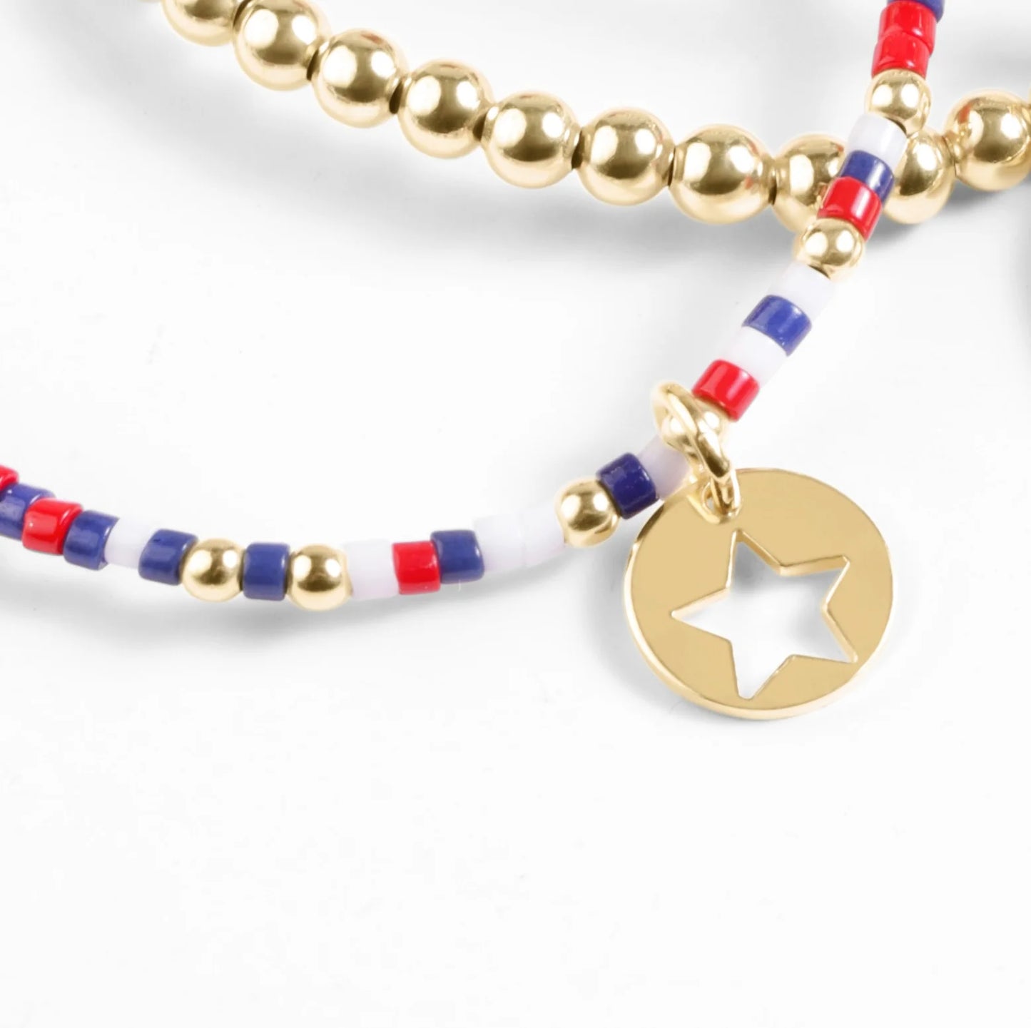 hope unwritten bracelet | firecracker | star small gold disc