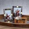 Lagos Horn and Brass Photo Frame | 5x7