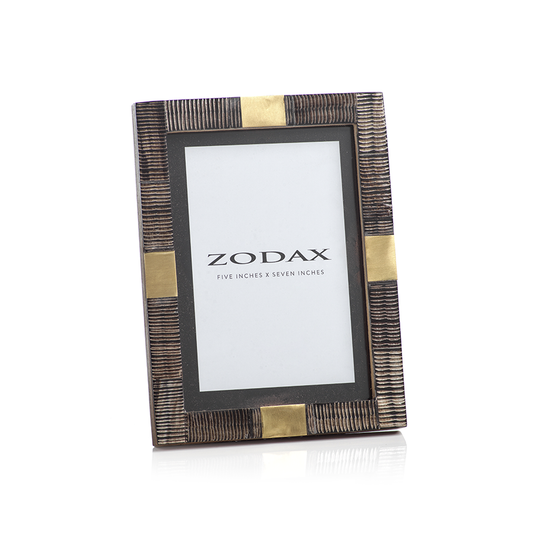 Lagos Horn and Brass Photo Frame | 5x7