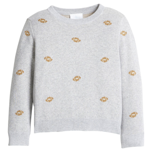Intarsia Football Sweater | Multi Football