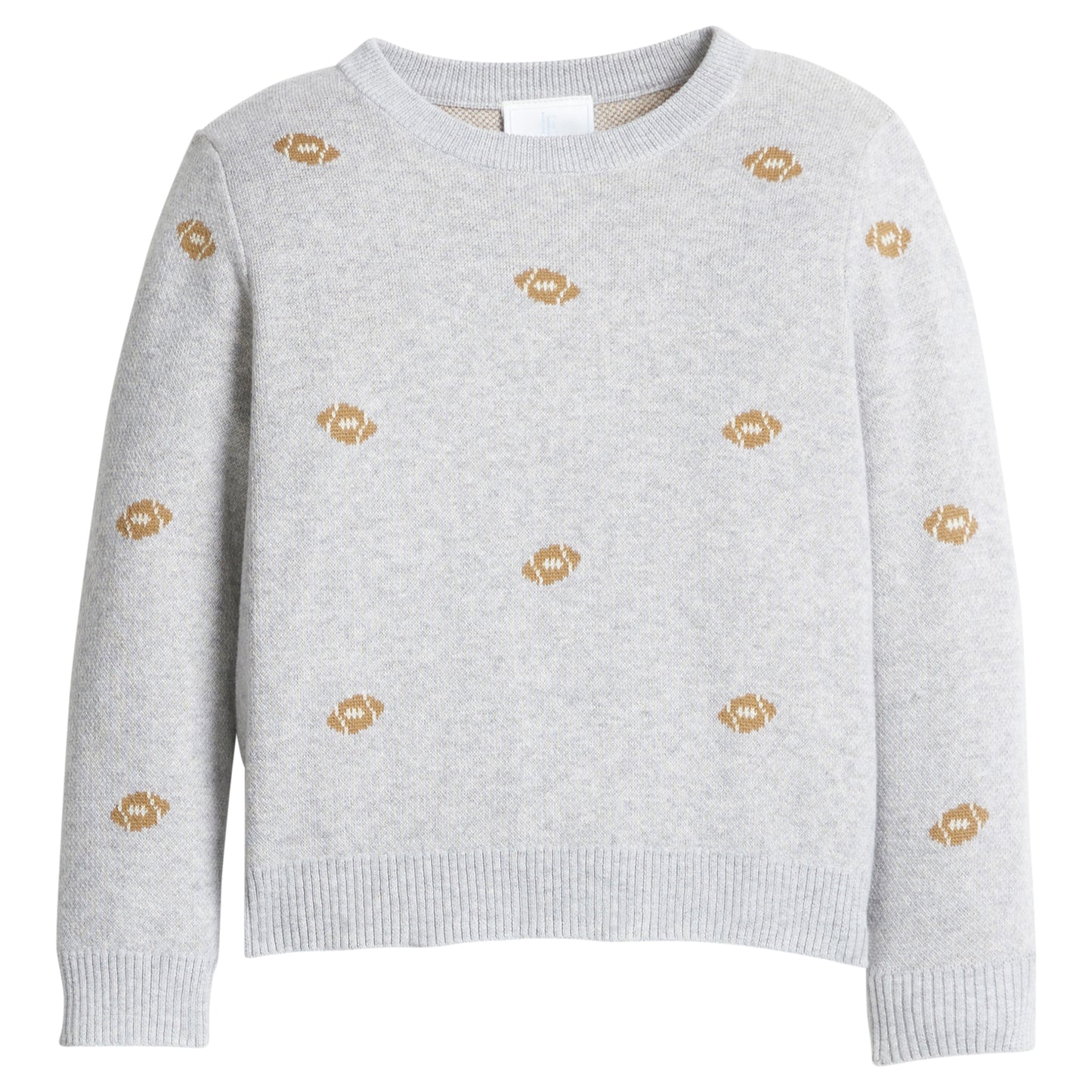 Intarsia Football Sweater | Multi Football