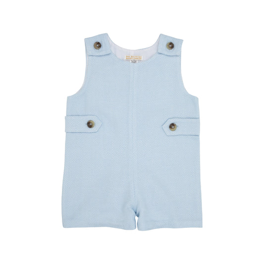 Jack Keene Jon Jon | Beale Street Blue Herringbone with Tortoise Buttons
