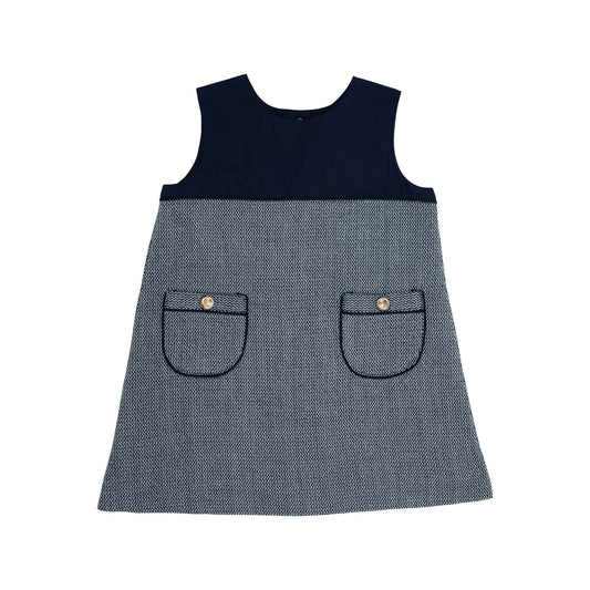 Jill Jumper | Nantucket Navy Tweed