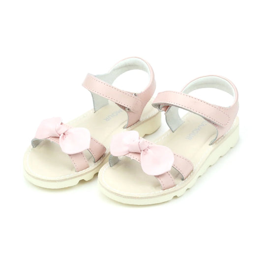 Leigh Knotted Bow Sandal | Pink