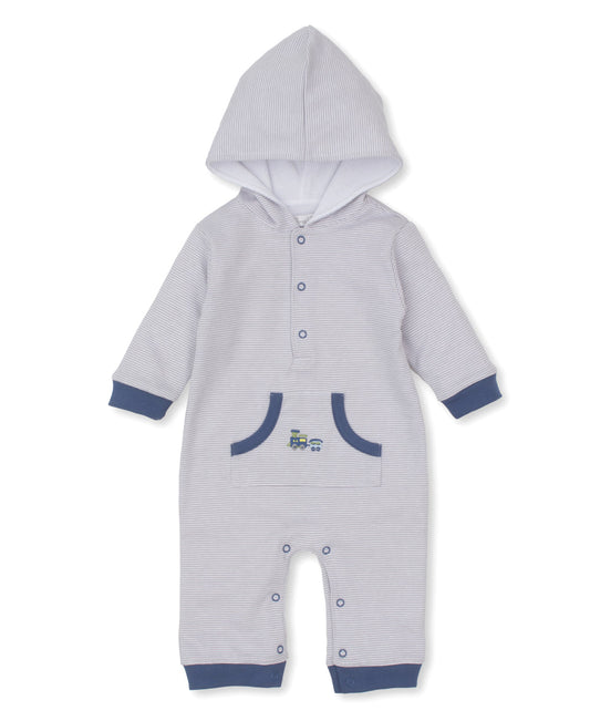 Train Depot Playsuit With Hood