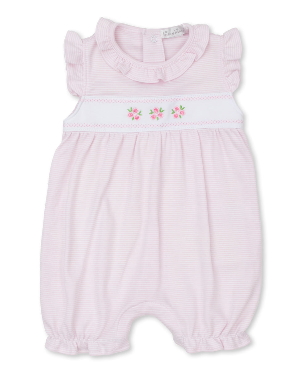 Classic Treasures FA23 Pink Stripe Short Playsuit