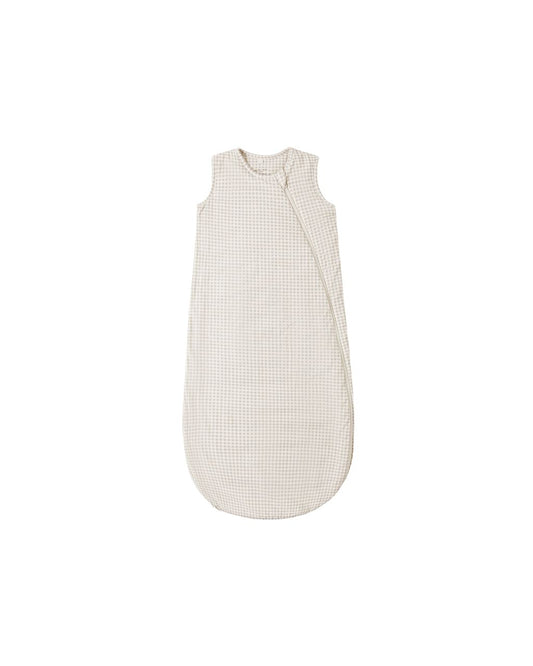 Bamboo Sleep Bag | Oat Gingham