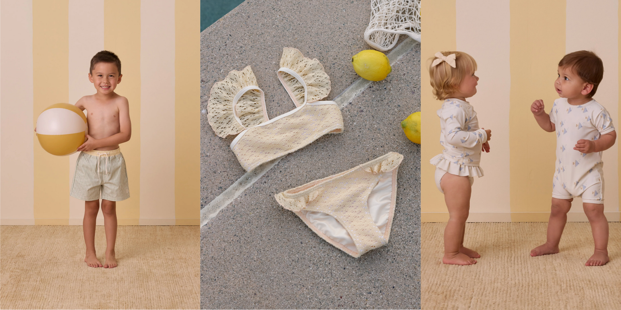 kid's swim, summer style