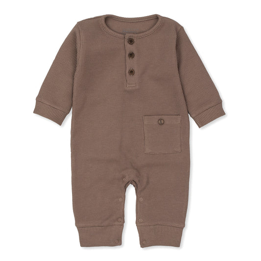 Hedgy Hedgehogs Brown Playsuit