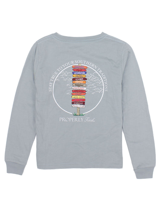 LD Stay True LS Tee | Chrome Grey