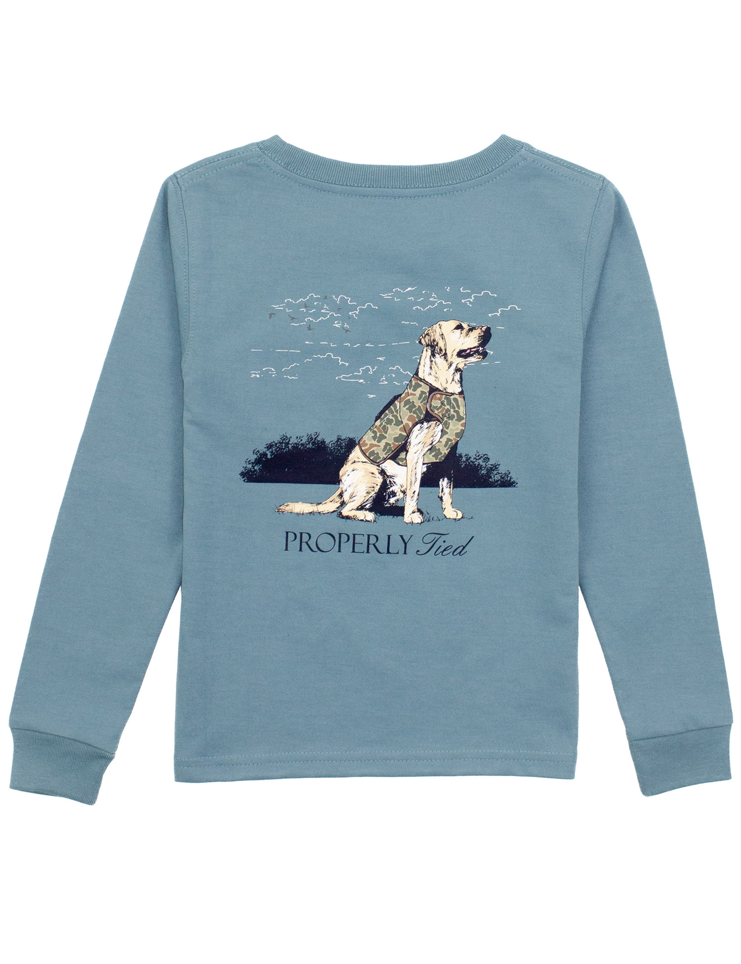 Good Boy Long Sleeve | Steel Blue