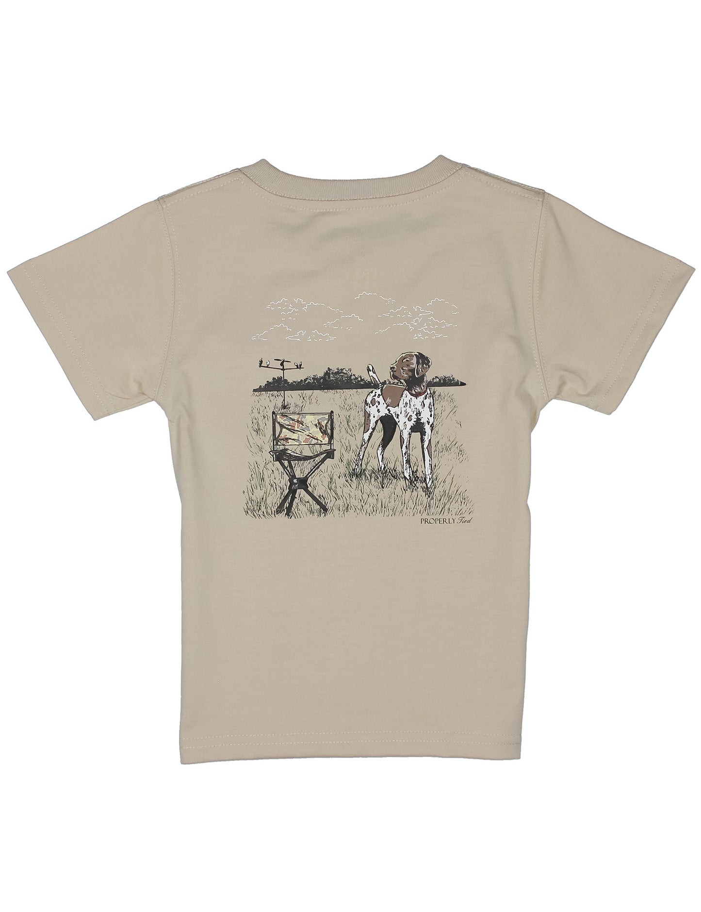 Boys Dove Hunt SS Tee | Linen
