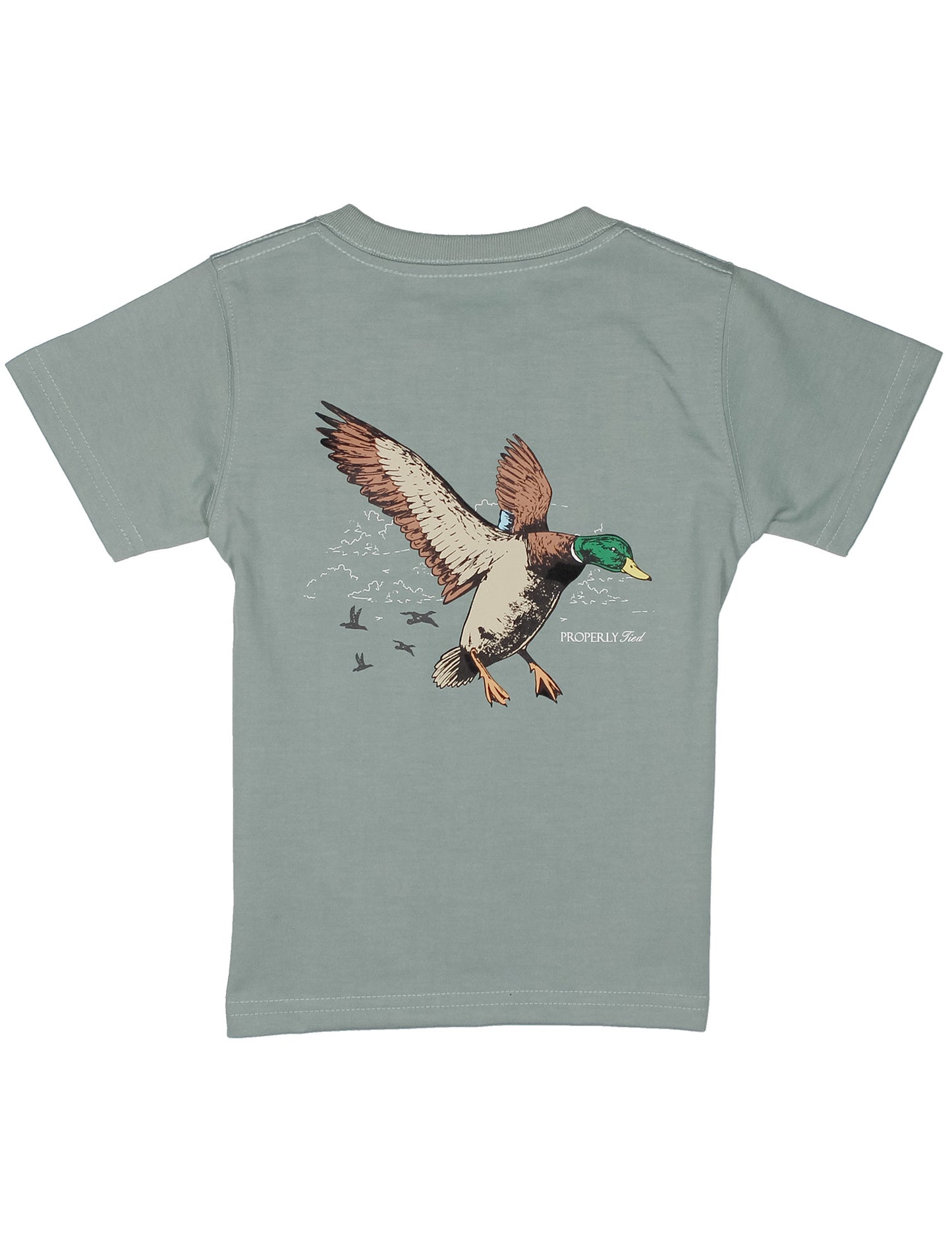 Boys Mallard Flight SS Tee | Fog