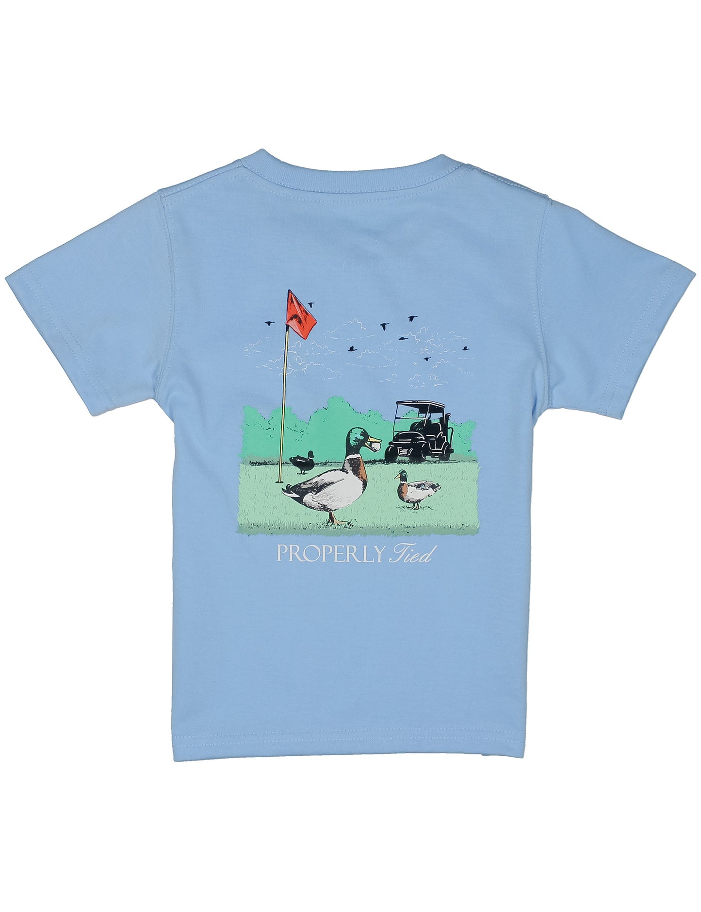 Boys Fowl Play SS Tee | Light Blue