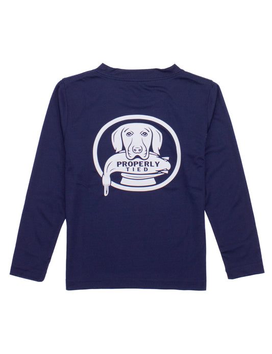 LD Performance LS Tee Retrieve - Navy