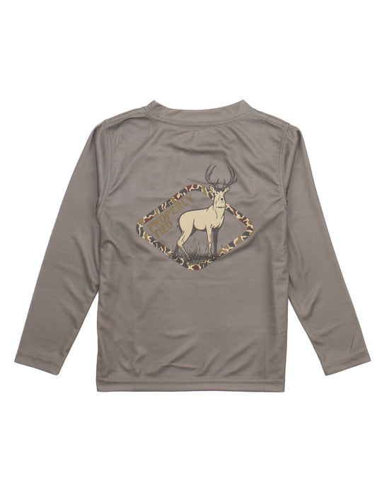 LD Performance LS Tee | Whitetail Deer Tan
