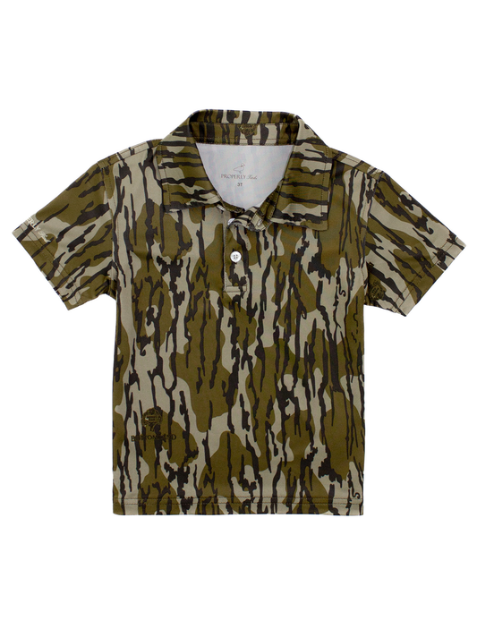 Boys Inlet Polo | Mossy Oak Original Bottomland
