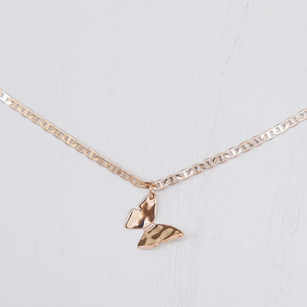 Liv Butterfly Necklace, 16”