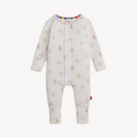 Pink Baby Beats Magnetic Convertible Coverall