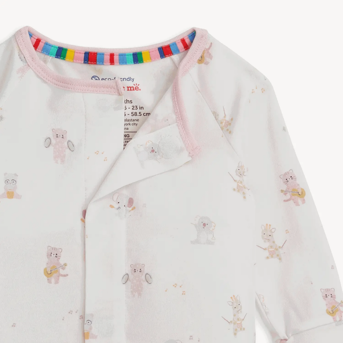 Pink Baby Beats Magnetic Convertible Coverall