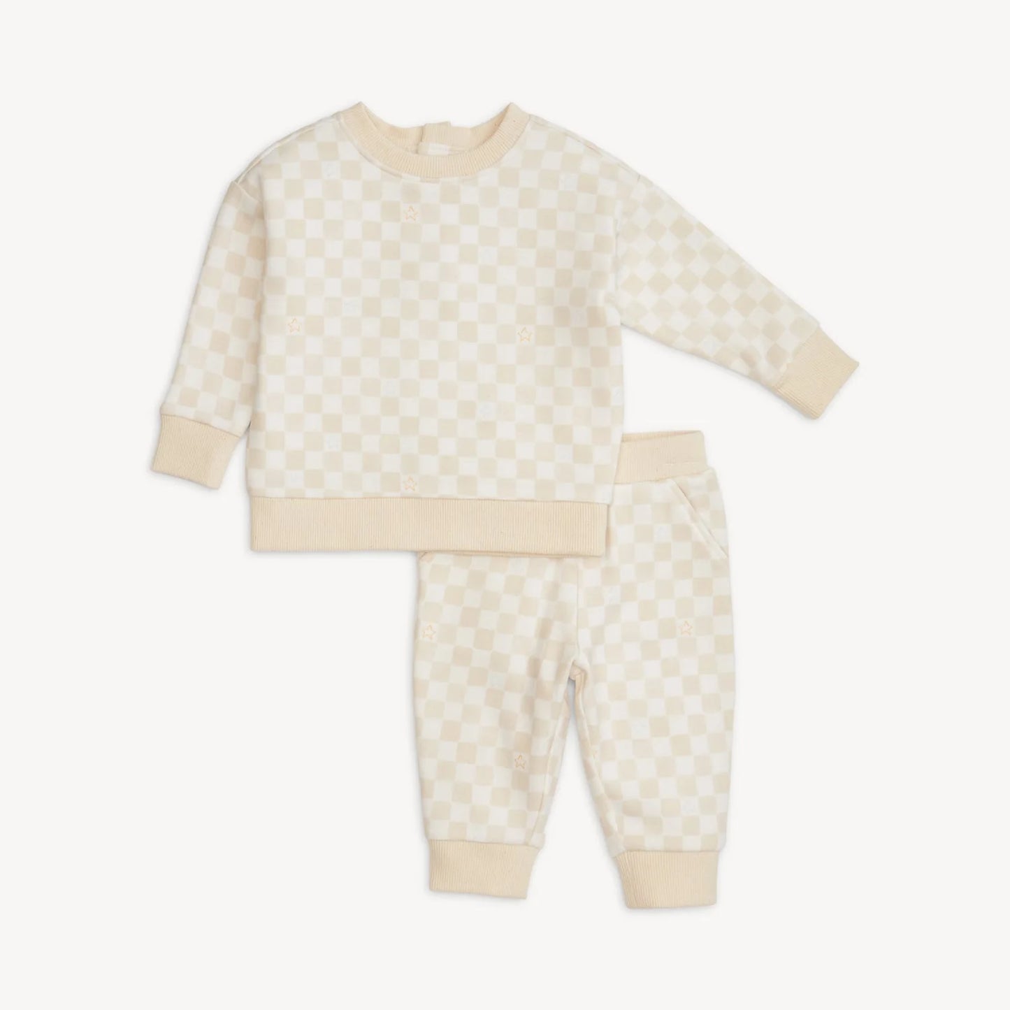 Chamois Magnetic Checkerboard Fleece Sweatsuit