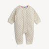 Magnetic Romper | Chamois Checkerboard