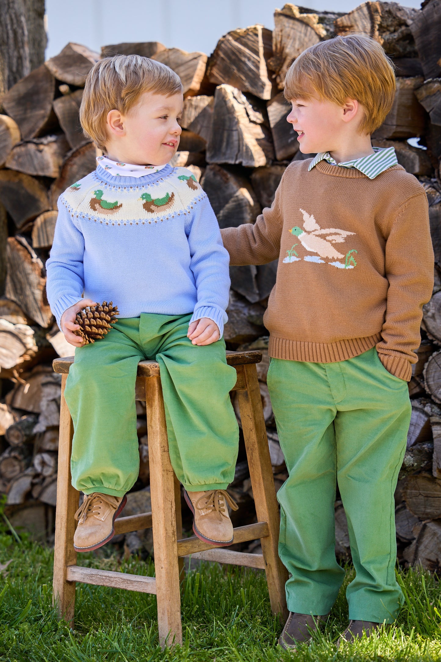 Intarsia Sweater | Flying Mallard