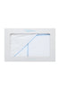Milano Towel | Blue Picot Trim