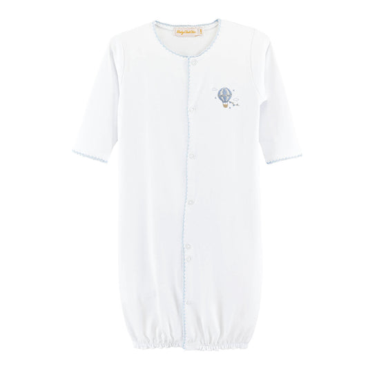 Let's Fly Together Embroidered Converter Gown w/Corchet Trim