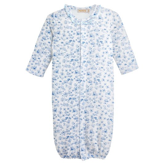 Blue Begonias Converter Gown w/Ruffle