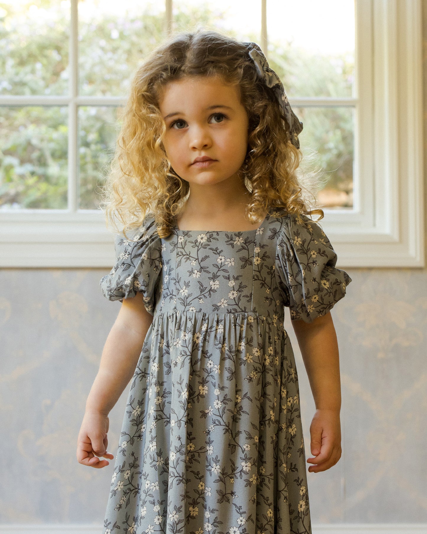 Augusta Dress | French Blue Floral