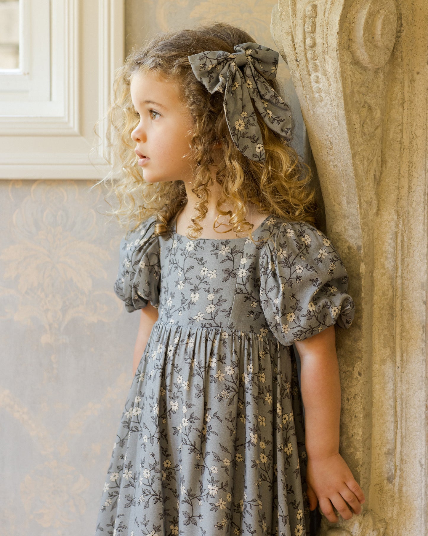 Augusta Dress | French Blue Floral