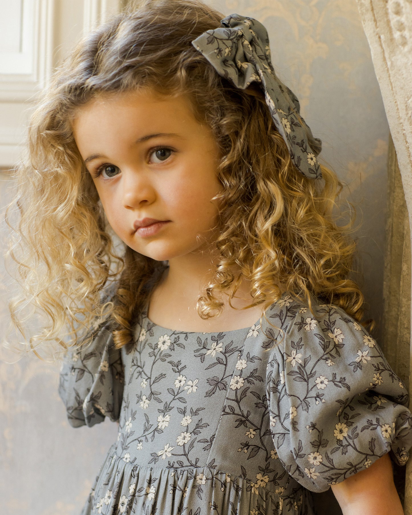 Augusta Dress | French Blue Floral