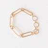 Patsy Oval Link Bracelet 7'', 1'' Extender | Gold