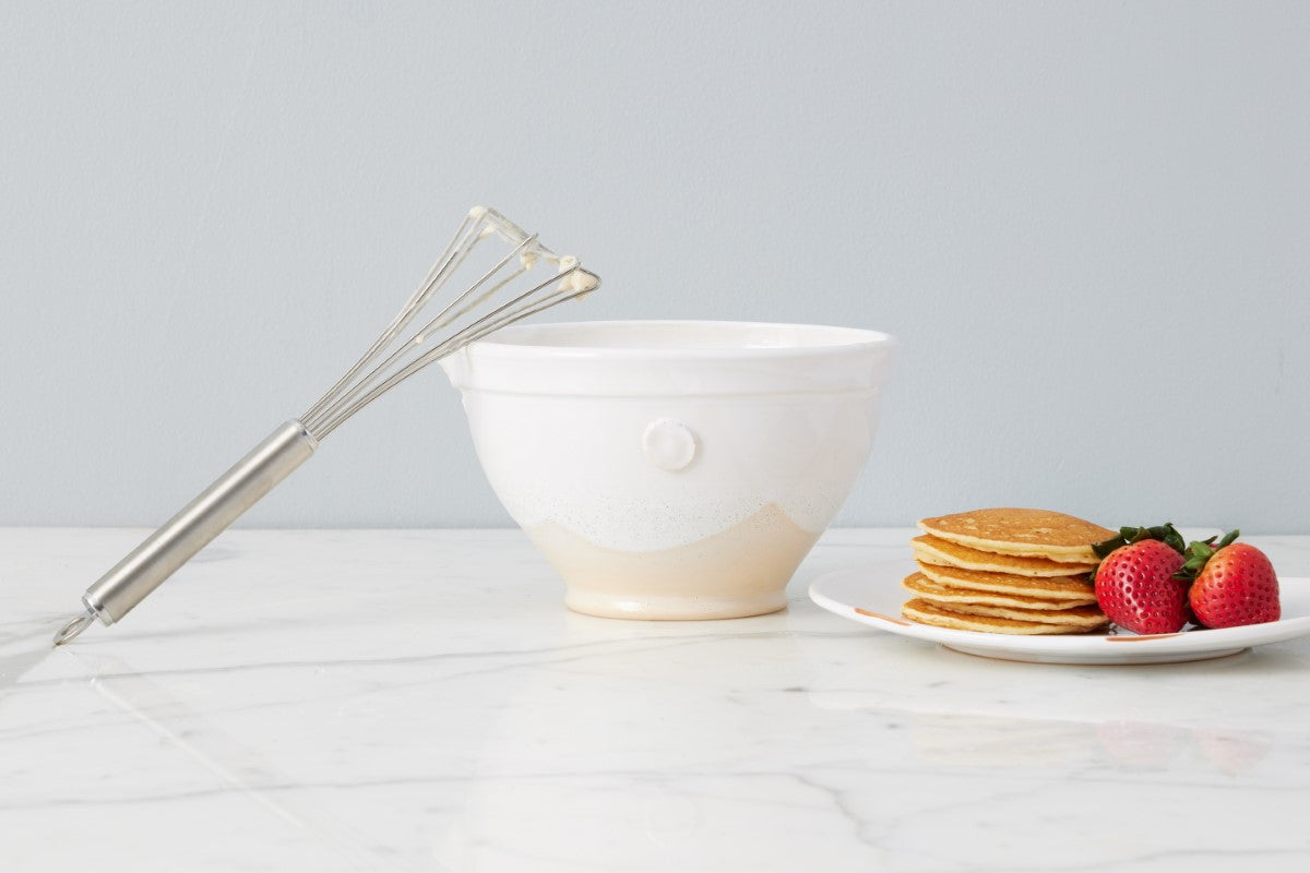 White Handthrown Mixing Bowl | Asst Sizes