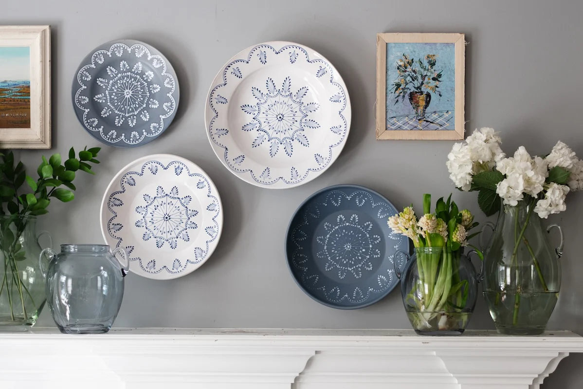 White Wall Plate | Asst. Sizes