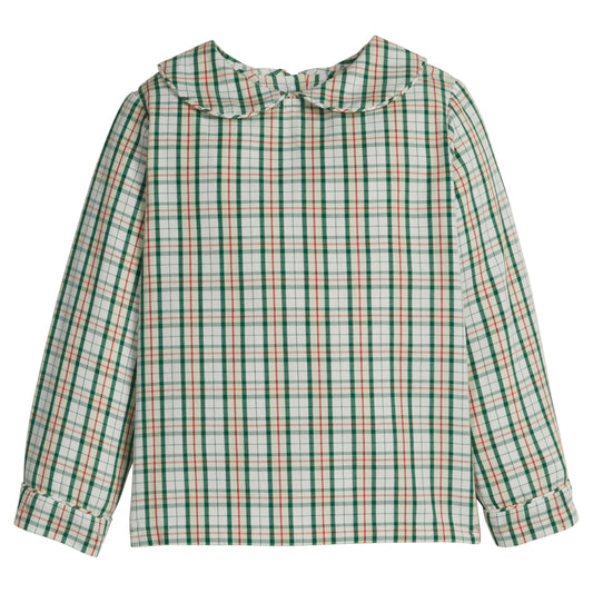 Peter Pan Shirt | Mistletoe Tartan