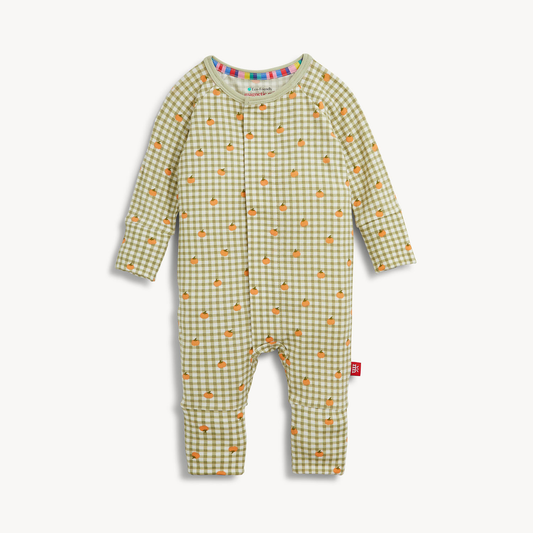 Pumpkin Plaid Modal Converter Coverall