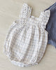 Maya Romper | Blue Plaid