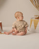 Relaxed Short Sleeve Bubble Romper | Lion
